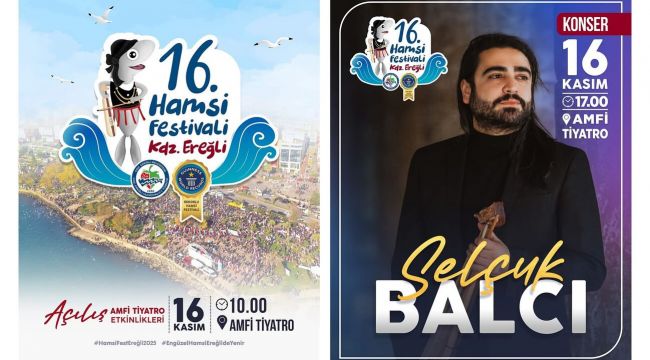 16. HAMSİ FESTİVALİ, 16 KASIM'DA YAPILACAK