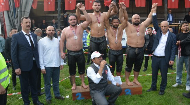 ALAPLI ALİOĞLU KÖYÜ GÜREŞLERİNE İLGİ BÜYÜKTÜ...