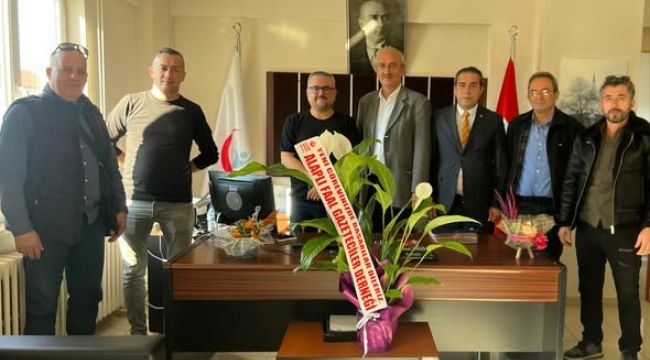 ALAPLI FAAL GAZETECİLER DERNEĞİ'NDEN HASTANEYE KUTLAMA ZİYARETLERİ