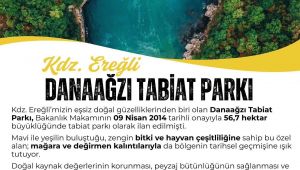 Danaağzı Tabiat Parkı’nın sınırları genişletildi.