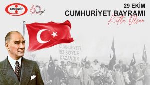 ERDEMİR, CUMHURİYET BAYRAMI'NI KUTLADI