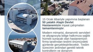 HASTANE KISA SÜREDE HİZMETE AÇILIYOR…