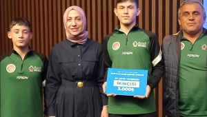 KDZ. EREĞLİ ANADOLU İMAM HATİP LİSESİ ÖĞRENCİSİ ALTAY, TÜRKİYE 2. Sİ OLDU