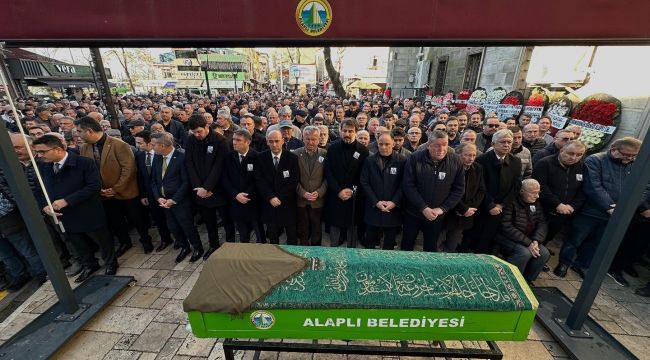 MERHUME TEKİN SON YOLCULUĞUNA DUALARLA UĞURLANDI…