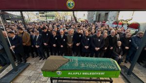 MERHUME TEKİN SON YOLCULUĞUNA DUALARLA UĞURLANDI…