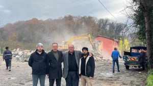 YENİ BINASINA KAVUŞACAK OLAN, MOLLABEY ASM'NİN 50 YILLIK BİNASI YIKILDI