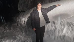 Kar kalınlığı 2 metreye ulaştı...