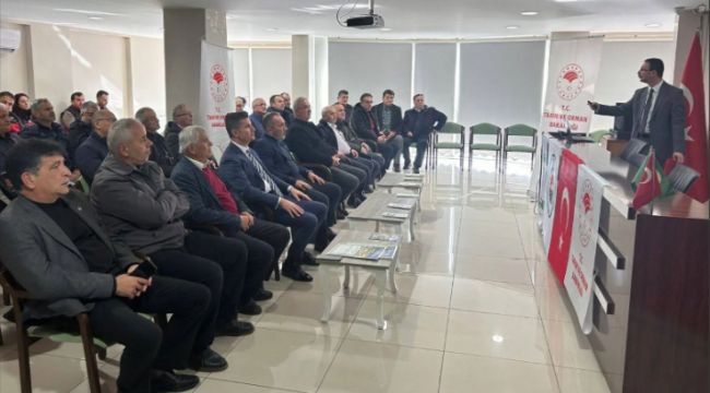 ÇİFTÇİLERE EĞİTİM VE BİLGİLENDİRME TOPLANTISI