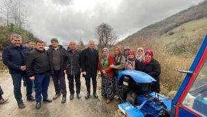 Milletvekili Saffet Bozkurt heyelan bölgesini inceledi...