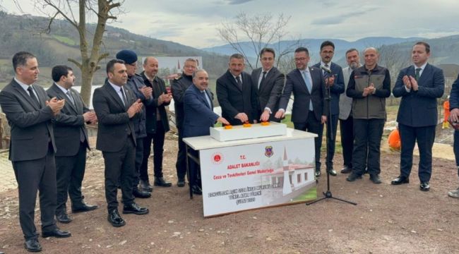 Zonguldak Açık Cezaevi Camisi'nin temel atma töreni yapıldı