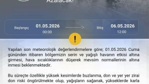 DON VE BUZLANMA UYARISI