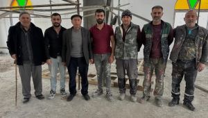 GÜRPINAR KÖYÜ CAMİSİ’NDE SONA GELİNİYOR…