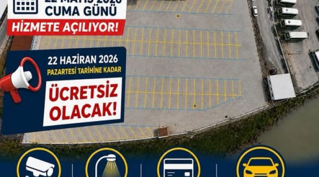 YENİ OTOPARK HİZMETE AÇILIYOR