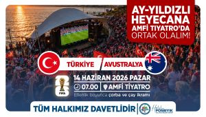 MİLLİ HEYECAN AMFİ TİYATRO'DA YAŞANACAK!